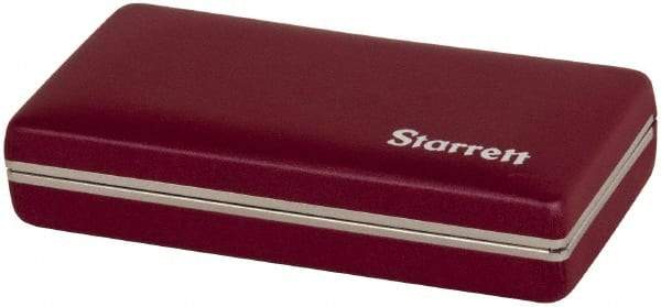 Starrett - Micrometer Case - 1/2" Max Measurement, Use with 232 & 232M Series Outside Micrometers - Exact Tool & Supply