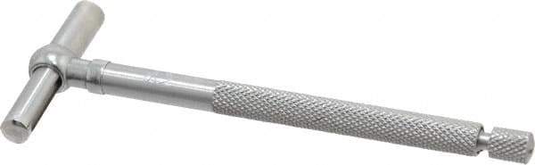 Starrett - 3/4 to 1-1/4 Inch, 2-3/8 Inch Overall Length, Telescoping Gage - 2-3/8 Inch Long Handle, Chrome Plated - Exact Tool & Supply