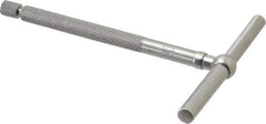 Starrett - 1-1/4 to 2-1/8 Inch, 2-3/8 Inch Overall Length, Telescoping Gage - 2-3/8 Inch Long Handle, Chrome Plated - Exact Tool & Supply