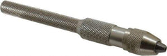 Starrett - 4" Long, 4.8mm Capacity, Economy Pin Vise - 4" Long - Exact Tool & Supply