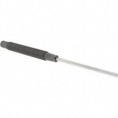 Starrett - 3/16" Pin Punch - 8" OAL, Steel - Exact Tool & Supply