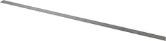 Starrett - 24" Long, 1/100, 1/64, 1/32, 1/10" Graduation, Flexible Steel Rule - 5R Graduation Style, 3/4" Wide, Silver, Satin Chrome Finish - Exact Tool & Supply