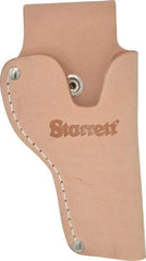 Starrett - Micrometer Holster - 1" Max Measurement, Use with Inch & Millimeter Micrometers - Exact Tool & Supply