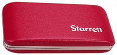 Starrett - Micrometer Case - 1" Max Measurement, Use with 226 & 226M Outside Micrometers - Exact Tool & Supply