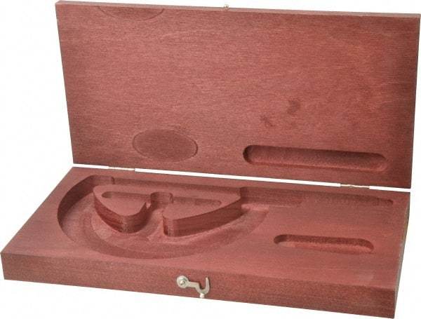 Starrett - Micrometer Case - 5" Max Measurement, Use with 216 & 216M Series Digital Micrometers - Exact Tool & Supply