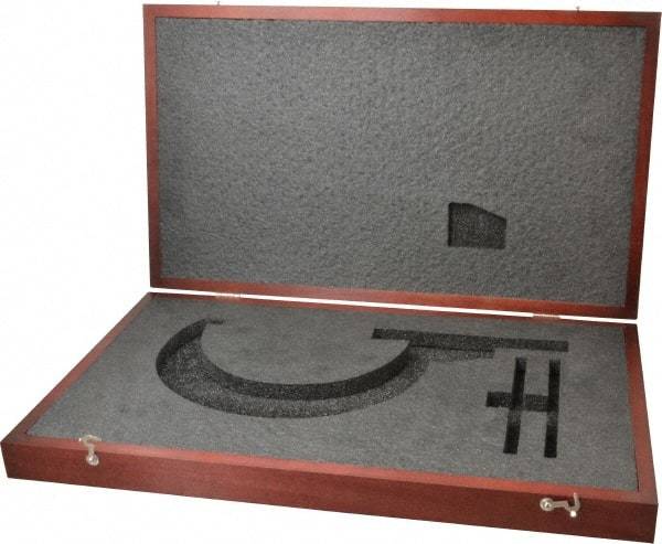 Starrett - Micrometer Case - 7" Max Measurement, Use with 216 & 216M Series Digital Micrometers - Exact Tool & Supply