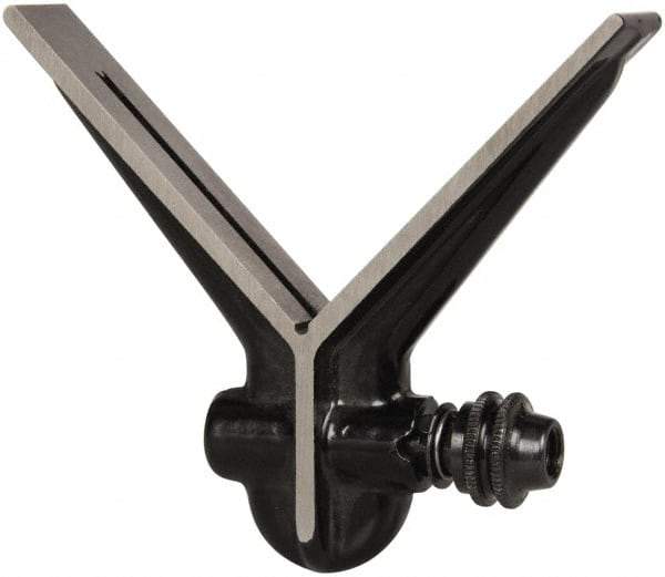 Starrett - 6 Inch Long Blade, Center Head - Smooth Black Enamel, Coated Forged and Hardened Steel - Exact Tool & Supply