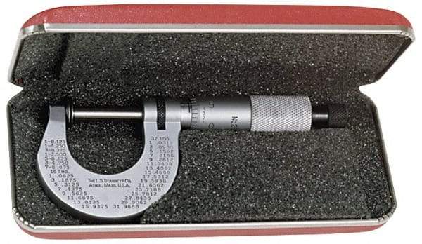 Starrett - Micrometer Case - Use with S226 & S226M for 0 to 6" Outside Micrometer Sets - Exact Tool & Supply