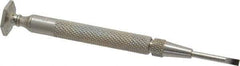 Starrett - 5/8" Blade Length Precision Slotted Screwdriver - 3-3/4" OAL - Exact Tool & Supply