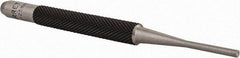 Starrett - 3/32" Pin Punch - 4" OAL, Steel - Exact Tool & Supply