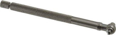 Starrett - 5/16 to 1/2 Inch, 4.2 Inch Overall Length, Telescoping Gage - 2-3/8 Inch Long Handle, Satin Chrome Finish - Exact Tool & Supply