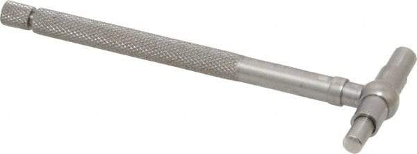 Starrett - 3/4 to 1-1/4 Inch, 3.8 Inch Overall Length, Telescoping Gage - 2-3/8 Inch Long Handle, Satin Chrome Finish - Exact Tool & Supply