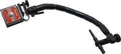 Starrett - 1-7/8" Long x 1" Wide x 1-15/16" High Magnetic Indicator Base with On/Off Switch - 3" Rod Length, Flexible Arm - Exact Tool & Supply