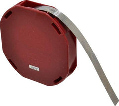 Starrett - 0.0015 Inch Thick x 7.62 m Long x 1/2 Inch Wide, Feeler Stock Roll - Tempered Steel - Exact Tool & Supply