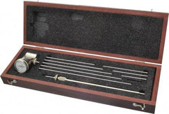 Starrett - 12 Piece, 2-3/8" to 18" Measuring Range, Crankshaft Distortion Dial Gage Kit - 0.001" Dial Graduation - Exact Tool & Supply