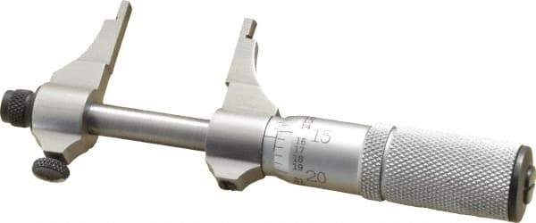 Starrett - 0.2 to 1.2", Mechanical Inside Micrometer - 0.001" Graduation, 0.0002" Accuracy, Friction Thimble - Exact Tool & Supply