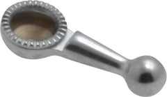 Starrett - 3mm Ball Diam, Steel, Ball Test Indicator Contact Point - 5/32" Contact Point Length, Use with Starrett 711 Series Last Word Dial Test Indicators - Exact Tool & Supply