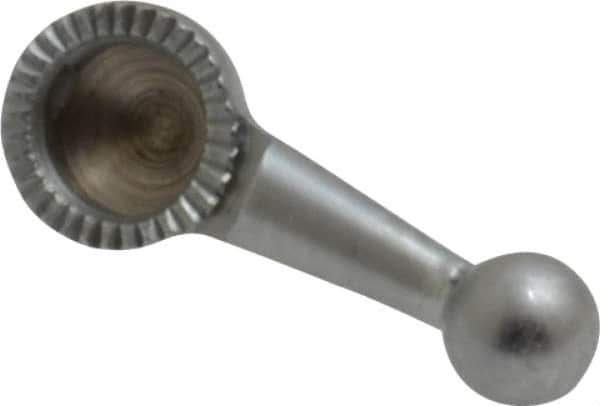 Starrett - 3mm Ball Diam, Carbide, Ball Test Indicator Contact Point - 5/32" Contact Point Length, Use with Starrett 711 Series Last Word Dial Test Indicators - Exact Tool & Supply