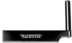 Starrett - 1/4 x 1-5/16 Inch Post, 1/4 x 1/2 Inch Shank Test Indicator Holder - For Use with 711 Last Word Dial Test Indicators - Exact Tool & Supply