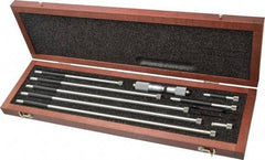 Starrett - 4 to 32 Inch Range, Satin Chrome Coated, Mechanical Inside Tubular Micrometer - 0.001 Inch Graduation, 0.0001 Inch Accuracy - Exact Tool & Supply