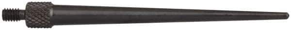 Starrett - #4-48, 1/16" Ball Diam, Steel Tapered Contact Point - 2" Contact Point Length, Use with AGD Dial Indicators - Exact Tool & Supply