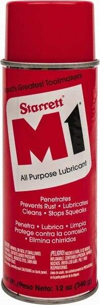 Starrett - 12 oz Aerosol Spray Lubricant - Exact Tool & Supply
