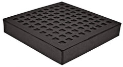 Mason Ind. - 8" Long x 8" Wide x 1" Thick, Rubber, Machinery Leveling Pad & Mat - 16,000 Lb Max Load - Exact Tool & Supply