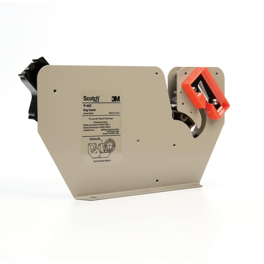 3M - Handheld Tape Dispensers; Style: Handheld ; Tape Width: 1/2 ; Tape Core Diameter: 3 ; Material: Metal - Exact Tool & Supply