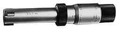 Starrett - 4 to 5", 4" Gage Depth, Mechanical Inside Hole Micrometer - 0.0003" Graduation, 0.00025" Accuracy, Ratchet Stop Thimble - Exact Tool & Supply