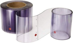 TMI, LLC - Clear Smooth Rip-A-Strip Roll Dock Curtain Strips - 16" Wide x 16' Long x 0.16" Thick, Vinyl - Exact Tool & Supply