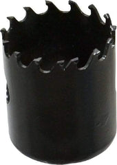 Starrett - 1-5/8" Diam, 1-5/8" Cutting Depth, Hole Saw - Carbide-Tipped Saw, Toothed Edge - Exact Tool & Supply
