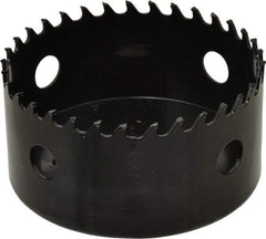 Starrett - 3-5/8" Diam, 1-5/8" Cutting Depth, Hole Saw - Carbide-Tipped Saw, Toothed Edge - Exact Tool & Supply