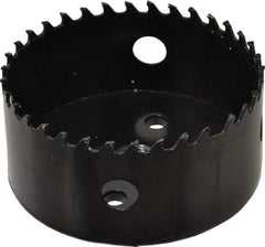 Starrett - 3-3/4" Diam, 1-5/8" Cutting Depth, Hole Saw - Carbide-Tipped Saw, Toothed Edge - Exact Tool & Supply