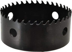 Starrett - 4-1/8" Diam, 1-5/8" Cutting Depth, Hole Saw - Carbide-Tipped Saw, Toothed Edge - Exact Tool & Supply