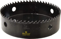 Starrett - 6" Diam, 1-5/8" Cutting Depth, Hole Saw - Carbide-Tipped Saw, Toothed Edge - Exact Tool & Supply