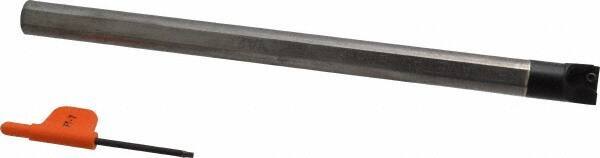Kennametal - 15.24mm Min Bore Diam, 203.2mm OAL, 1/2" Shank Diam, E-STFP Indexable Boring Bar - TP.. Insert, Screw Holding Method - Exact Tool & Supply
