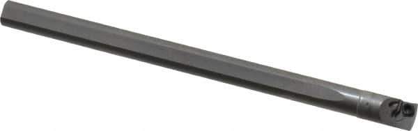 Kennametal - 7.42mm Min Bore Diam, 4" OAL, 1/4" Shank Diam, E-SCFD Indexable Boring Bar - CD.. Insert, Screw Holding Method - Exact Tool & Supply