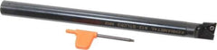 Kennametal - 23.62mm Min Bore Diam, 254mm OAL, 3/4" Shank Diam, A-STLC Indexable Boring Bar - TC.. Insert, Screw Holding Method - Exact Tool & Supply