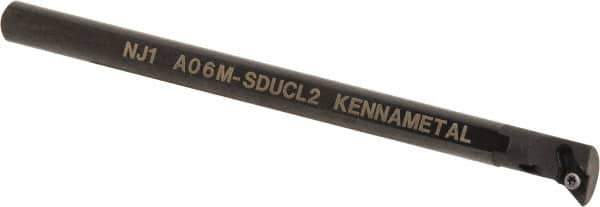 Kennametal - 15.24mm Min Bore Diam, 152.4mm OAL, 3/8" Shank Diam, A-SDUC Indexable Boring Bar - DC.. Insert, Screw Holding Method - Exact Tool & Supply