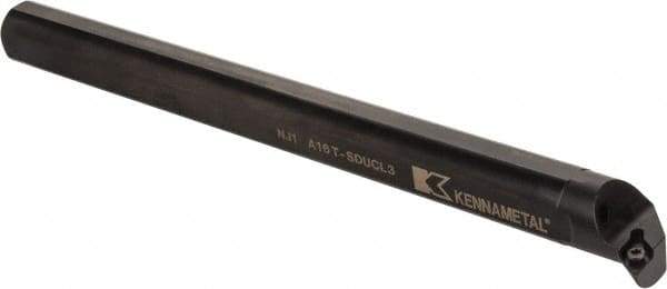 Kennametal - 33.02mm Min Bore Diam, 12" OAL, 1" Shank Diam, A-SDUC Indexable Boring Bar - DC.. Insert, Screw Holding Method - Exact Tool & Supply