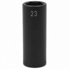 SK - Impact Socket - 1/2"DR 23MM DEEP IMPACT SOCKET - Exact Tool & Supply