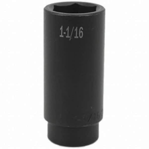 SK - Impact Socket - 1/2"DR 1-1/16" DEEP IMPACT SOCKET - Exact Tool & Supply