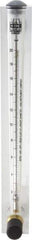 King - 1/2" F Port Block Style, Panel Mount Flowmeter - 125 Max psi, 20 SCFM, Acrylic - Exact Tool & Supply