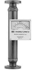 King - 1" Flange Port PVC/Hastelloy Flowmeter - 125 Max psi, 25 GPM, PVC - Exact Tool & Supply