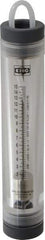 King - 1" FNPT Port Tube Flowmeter - 125 Max psi, 15 GPM, Acrylic - Exact Tool & Supply