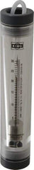King - 1" FNPT Port Tube Flowmeter - 125 Max psi, 30.5 GPM, Acrylic - Exact Tool & Supply