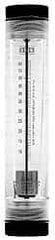 King - 1" FNPT Port Tube Flowmeter - 125 Max psi, 43 SCFM, Acrylic - Exact Tool & Supply