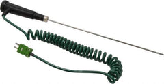 Hanna Instruments - to 570°F, Air and Gas, Thermocouple Probe - 20 Sec Response Time - Exact Tool & Supply