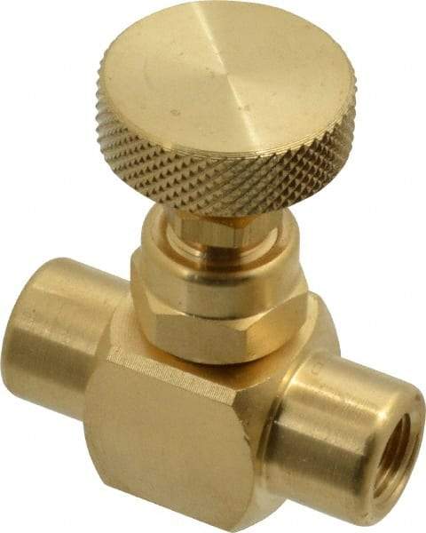 Made in USA - Needle Valve - Brass Valve - Exact Tool & Supply