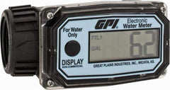 GPI - Economy Flowmeter - 300 Max psi, 3 to 30 GPM, Nylon - Exact Tool & Supply